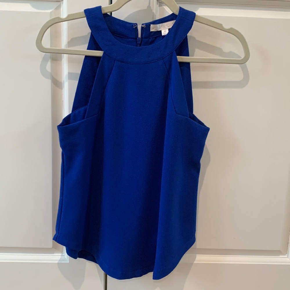 Cobalt blue top